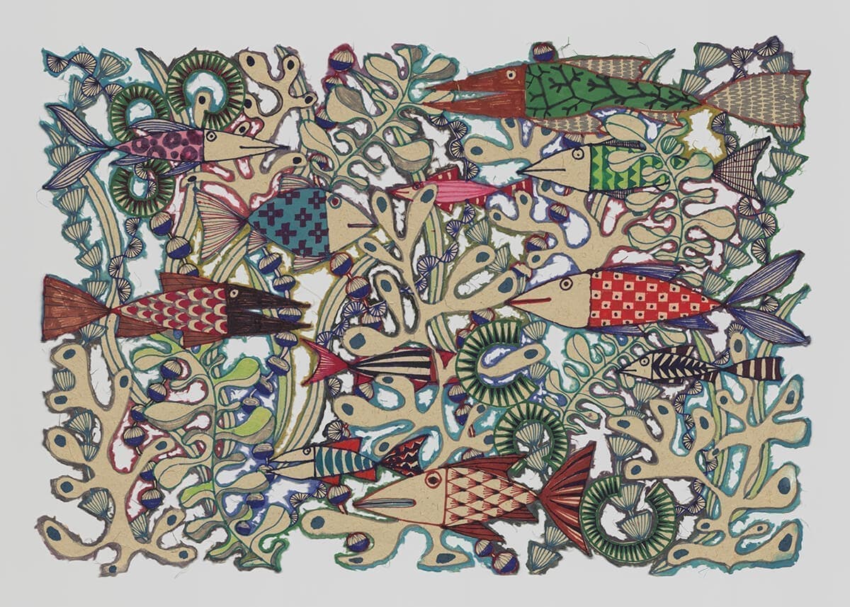 林久美子｜抜き絵